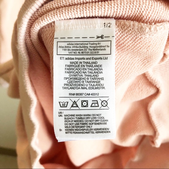 Adidas Pastel Pink Sweat Dress - Picture 11 of 11